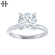1.50ctr-2.00ctr Round Cut Natural Diamond Ring