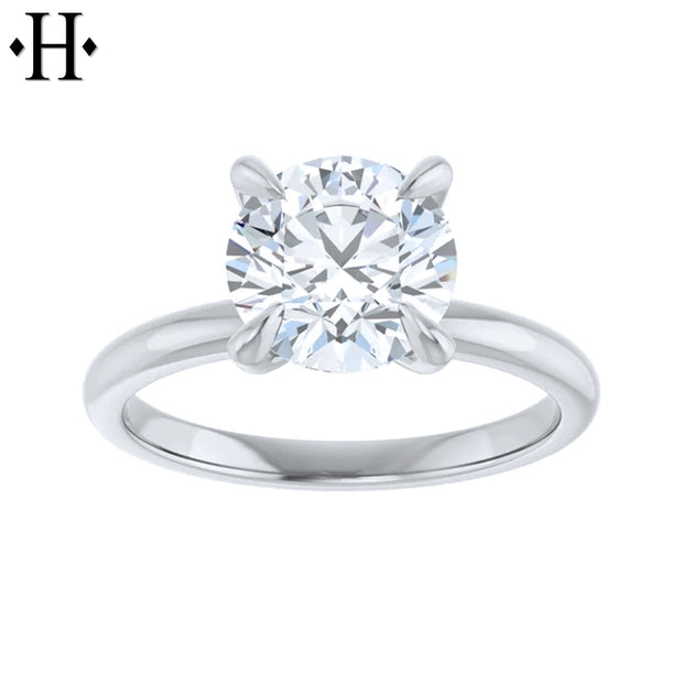 1.50ctr-2.00ctr Round Cut Natural Diamond Ring