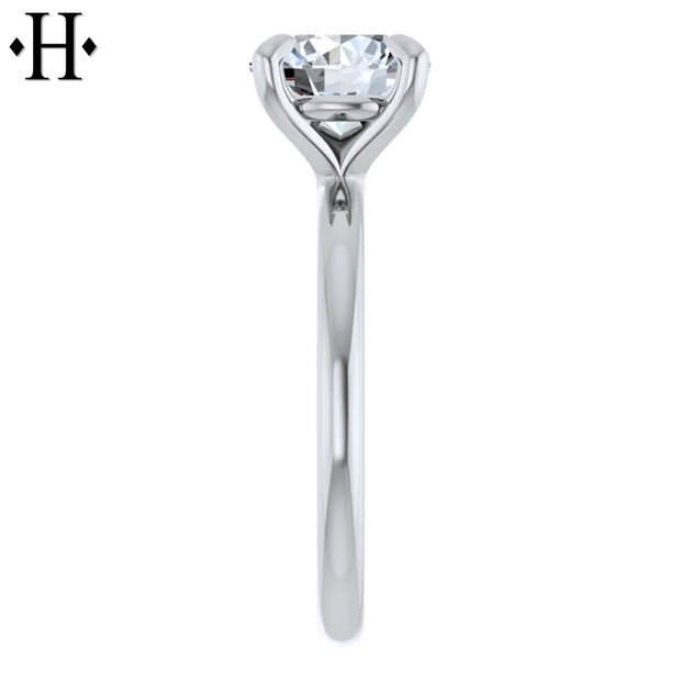 1.50ctr-2.00ctr Round Cut Natural Diamond Ring