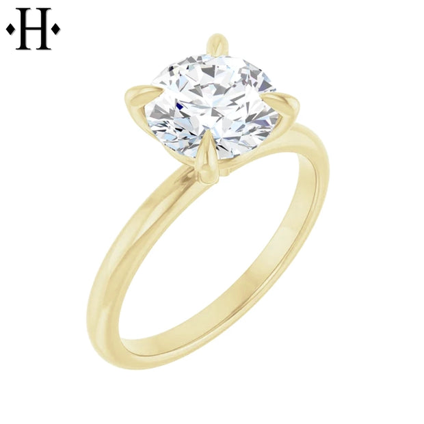1.50ctr-2.00ctr Round Cut Natural Diamond Ring