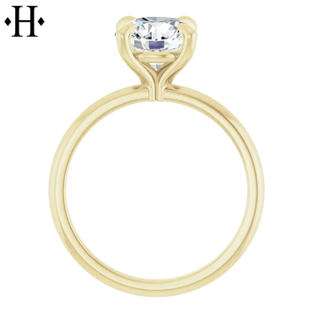 1.50ctr-2.00ctr Round Cut Natural Diamond Ring