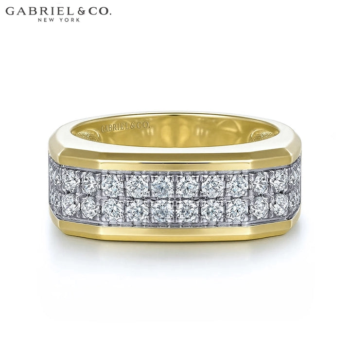 Natural Diamond High Polish Ring 8.0mm