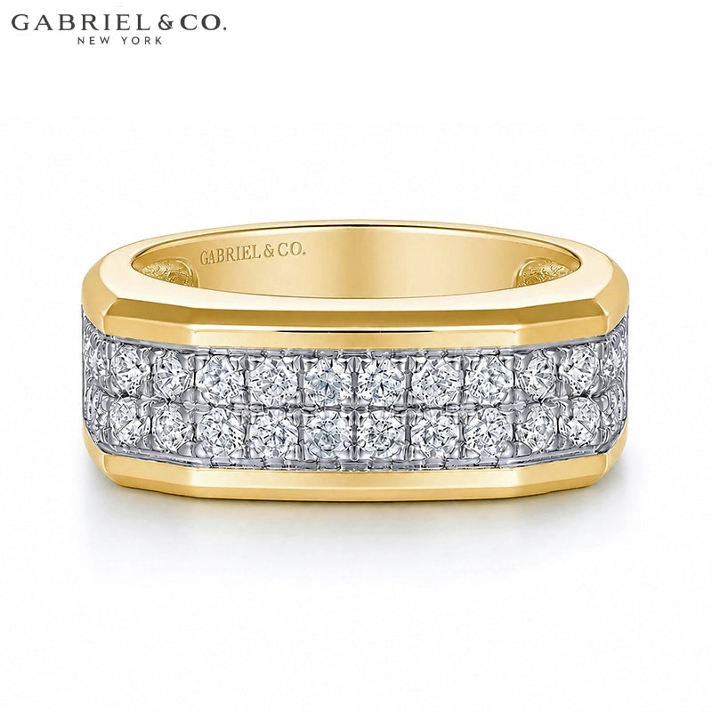 Natural Diamond High Polish Ring 8.0mm