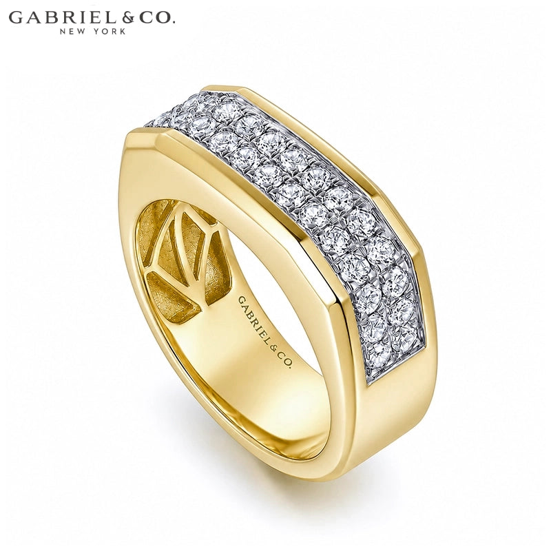 Natural Diamond High Polish Ring 8.0mm