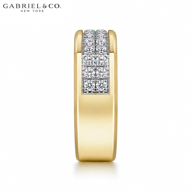 Natural Diamond High Polish Ring 8.0mm