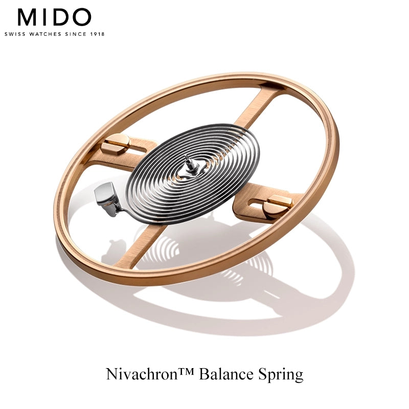 Mido Watch: Multifort 8 Two Crowns M0475071704100-Official Dealer