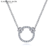 0.13cts Diamond Circle Necklace