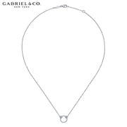 0.13cts Diamond Circle Necklace