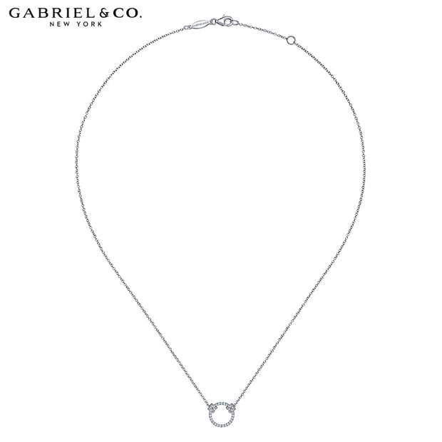 0.13cts Diamond Circle Necklace