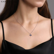 Sapphire & Diamond Necklace