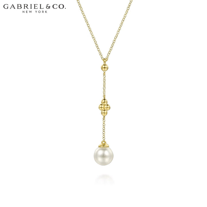 Genuine Pearl Drop Necklace