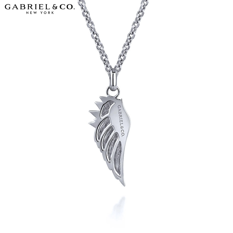 Sterling Silver Signature Angel Wing Necklace