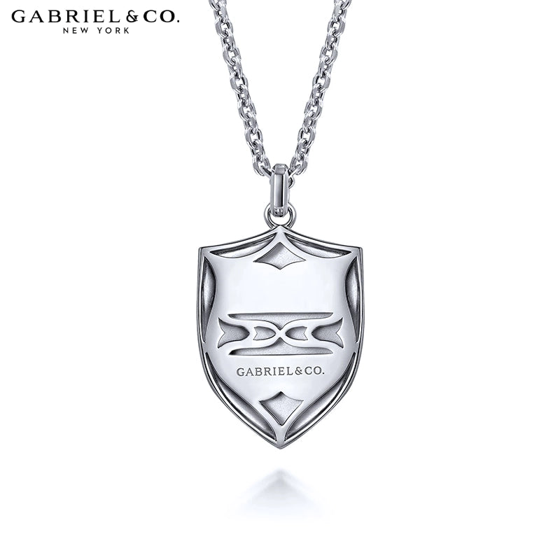 Sterling Silver Signature St. Michael Necklace