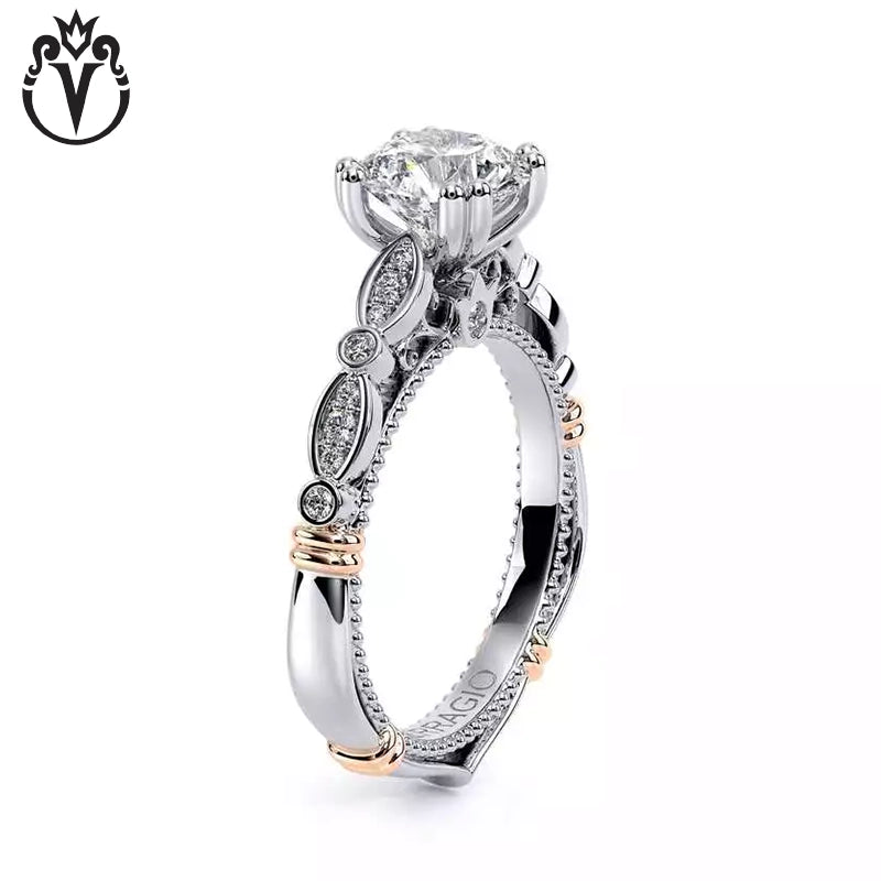 2.13ctw Round Cut Lab Grown Diamond Ring