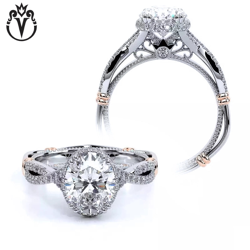 1.82ctw Oval Cut Lab Grown Diamond Ring