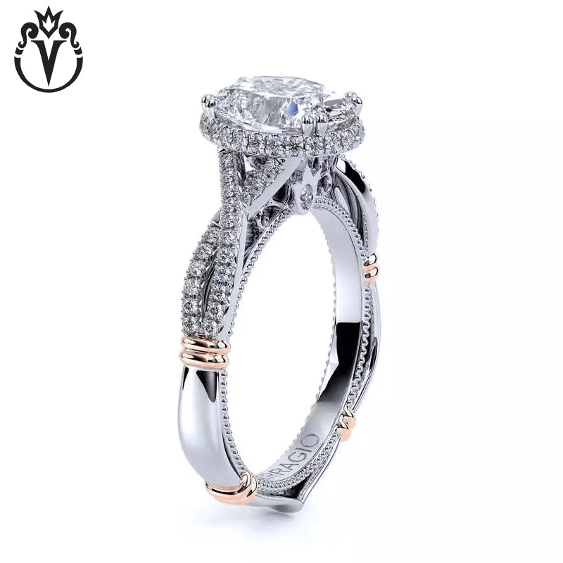 1.82ctw Oval Cut Lab Grown Diamond Ring