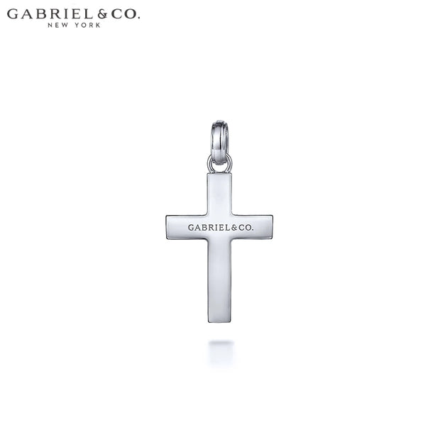 Signature Beveled Cross Pendant