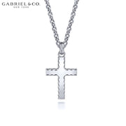 Signature Beveled Cross Pendant