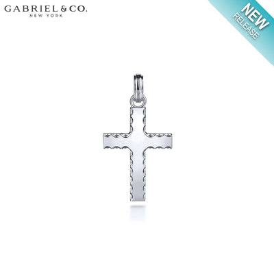Signature Beveled Cross Pendant