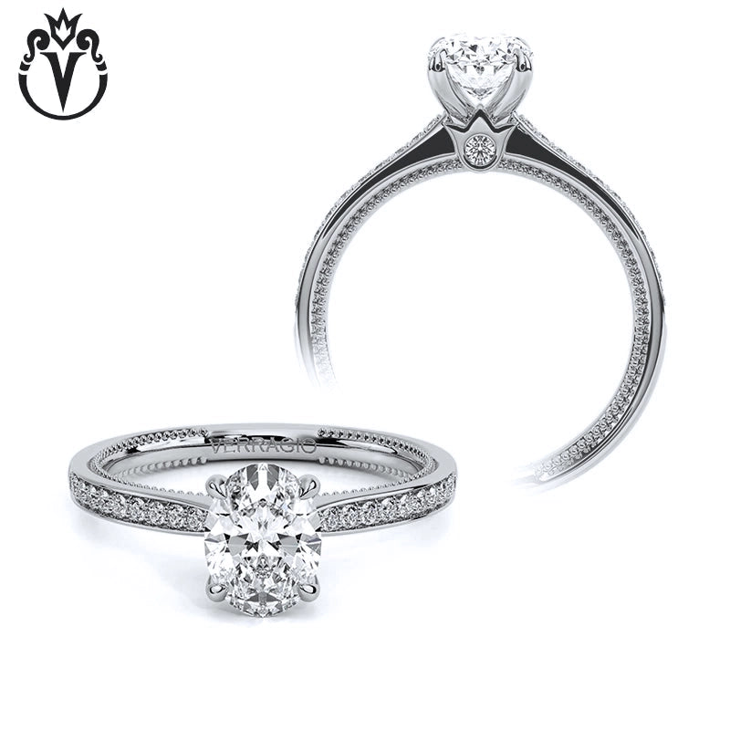 1.00ctr-3.00ctr Oval Cut Lab Grown Diamond Ring