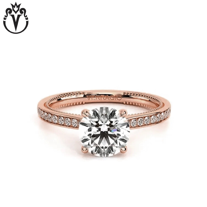 1.00ctr-3.00ctr Round Cut Lab Grown Diamond Ring