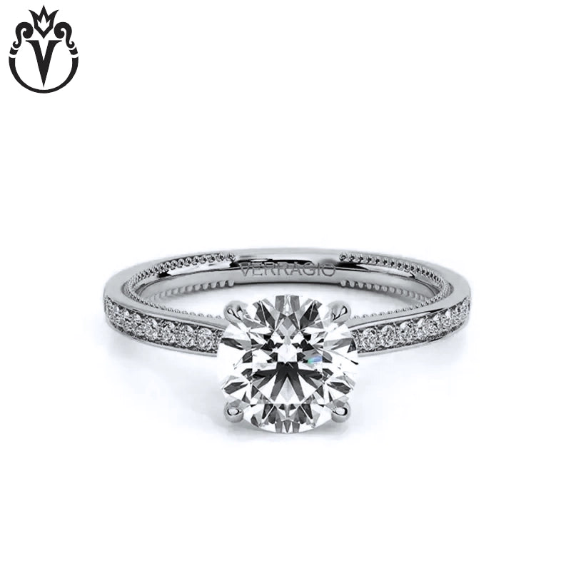 1.00ctr-3.00ctr Round Cut Lab Grown Diamond Ring
