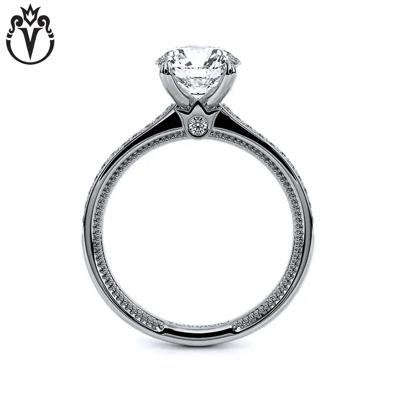 1.00ctr-3.00ctr Round Cut Lab Grown Diamond Ring