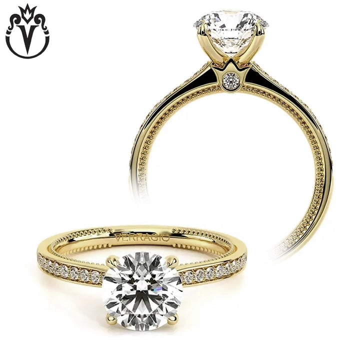 1.00ctr-3.00ctr Round Cut Natural Diamond Ring Tailor Made