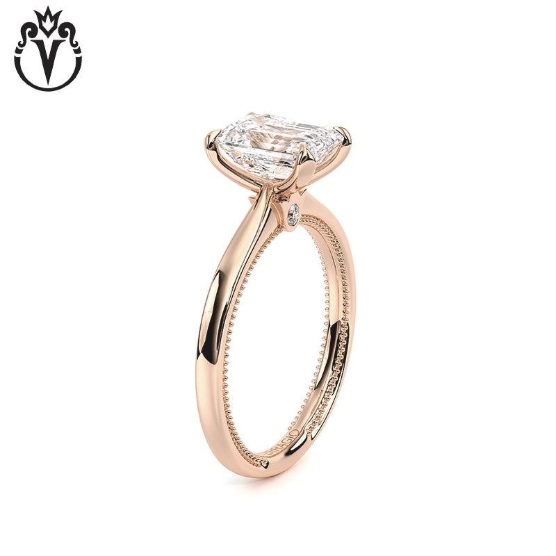 1.00ctr-3.00ctr Emerald Cut Lab Grown Diamond Ring