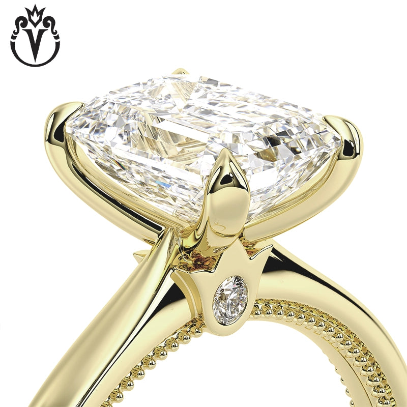 1.00ctr-3.00ctr Emerald Cut Lab Grown Diamond Ring