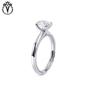 1.62ctw Oval Cut Lab Grown Diamond Ring