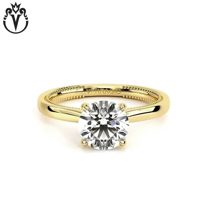 1.53ctw Round Cut Lab Grown Diamond Ring