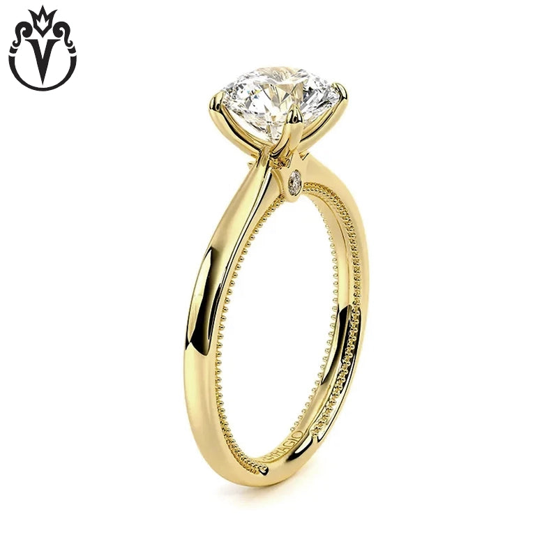 1.53ctw Round Cut Lab Grown Diamond Ring
