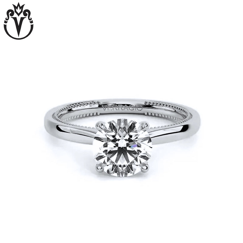 1.54ctw Round Cut Lab Grown Diamond Ring