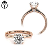 1.00ctr-3.00ctr Round Cut Diamond Ring