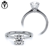 1.00ctr-3.00ctr Round Cut Diamond Ring