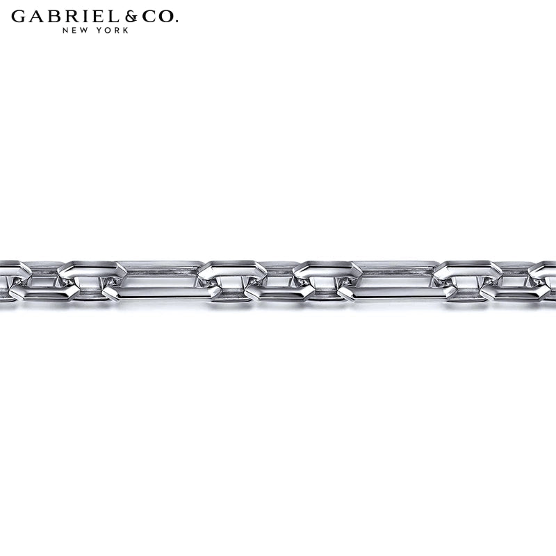 Signature Faceted Figaro Bracelet