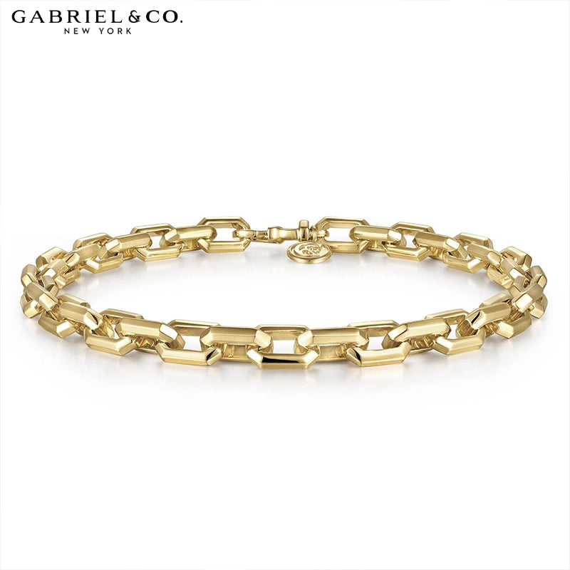 14kt Signature Faceted Bracelet