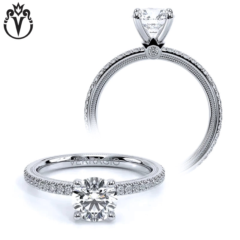 1.13ctw Round Cut Lab Grown Diamond Ring