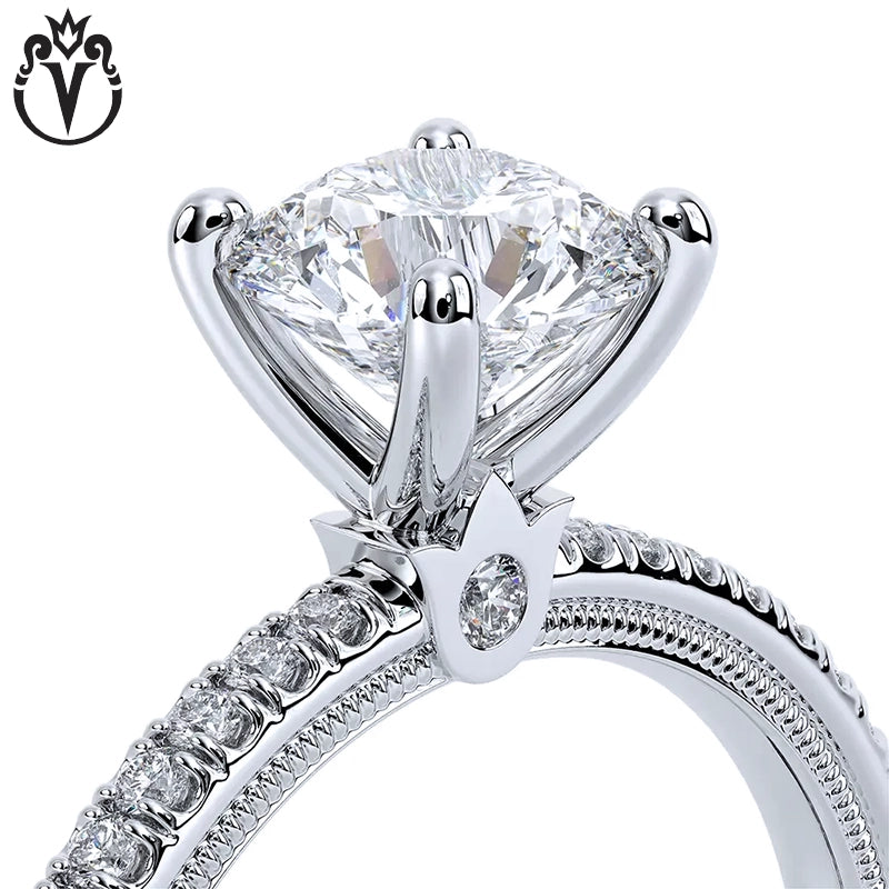 1.13ctw Round Cut Lab Grown Diamond Ring