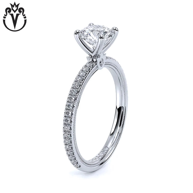 1.13ctw Round Cut Lab Grown Diamond Ring