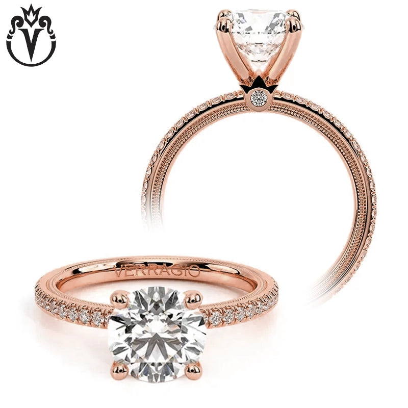 1.00ctr-3.00ctr Round Cut Lab Grown Diamond Ring