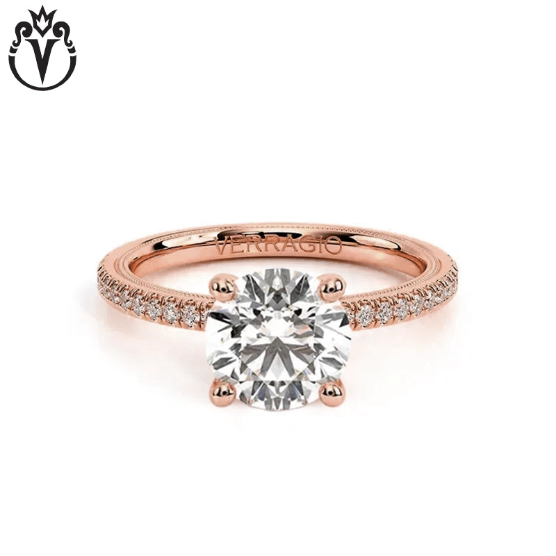 1.00ctr-3.00ctr Round Cut Lab Grown Diamond Ring