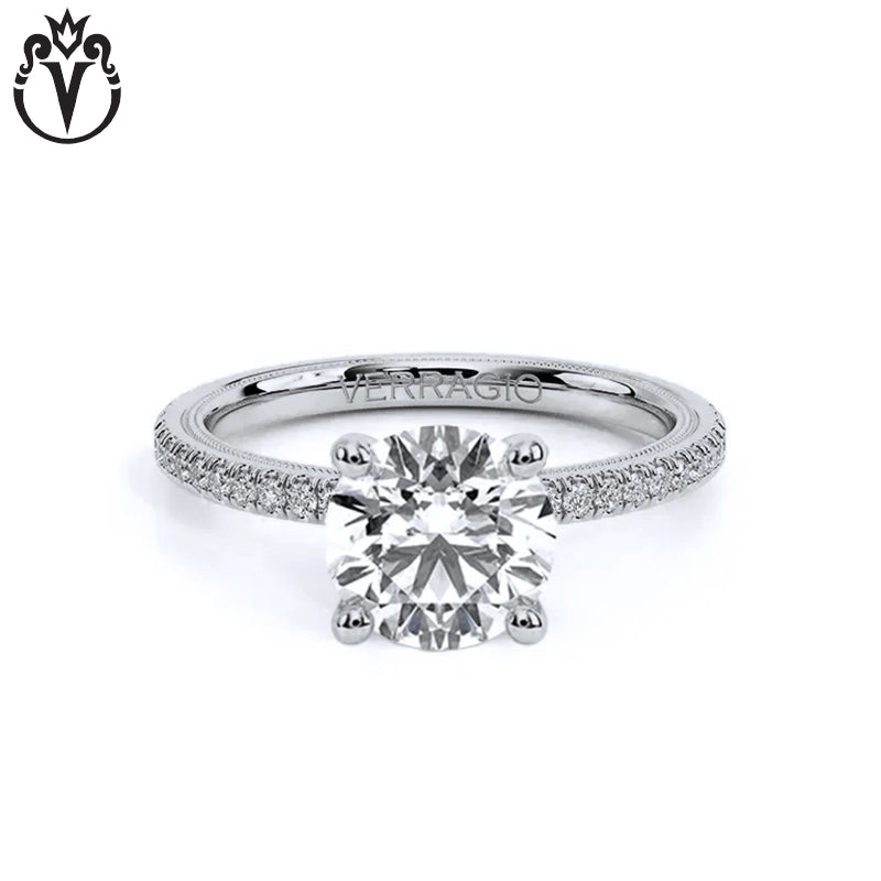 1.00ctr-3.00ctr Round Cut Natural Diamond Ring