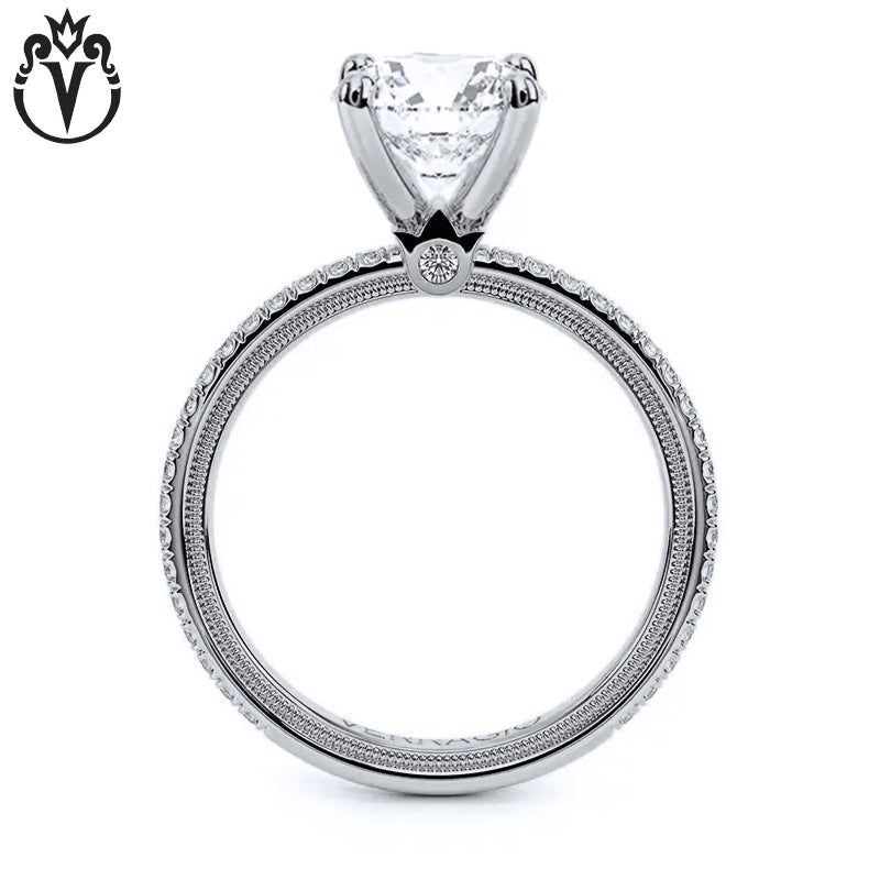 1.00ctr-3.00ctr Round Cut Natural Diamond Ring