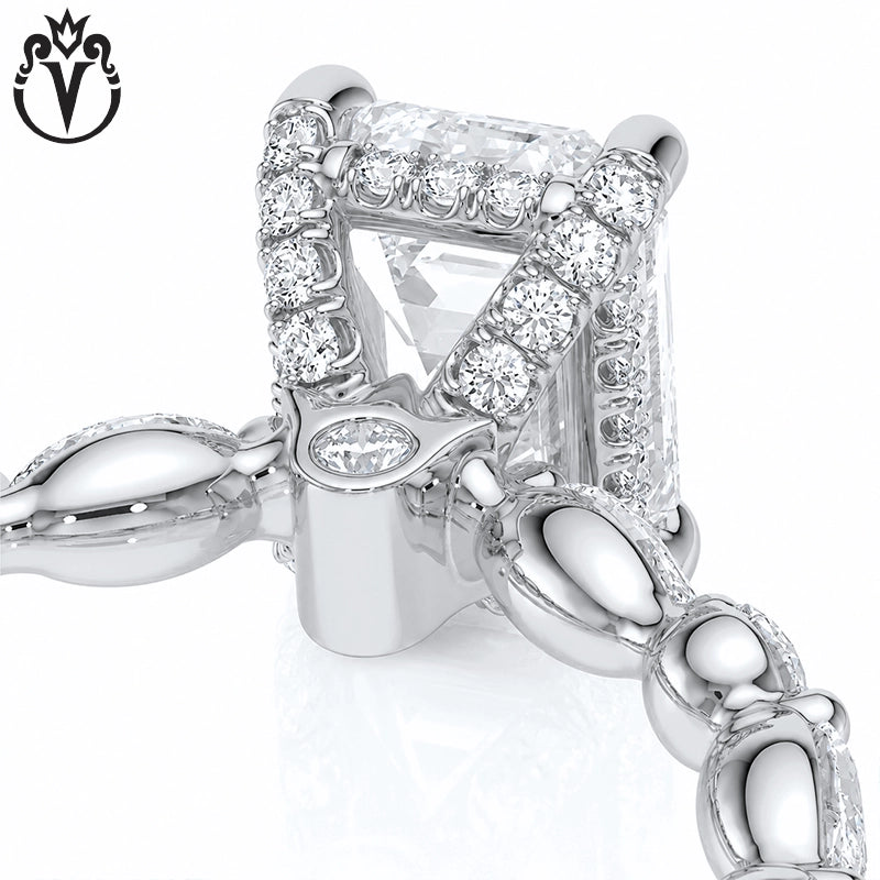 1.00ctr-2.00ctr Emerald Cut Natural Diamond Ring Tailor Made