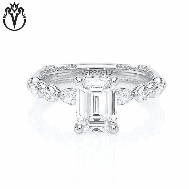 1.00ctr-2.00ctr Emerald Cut Natural Diamond Ring Tailor Made