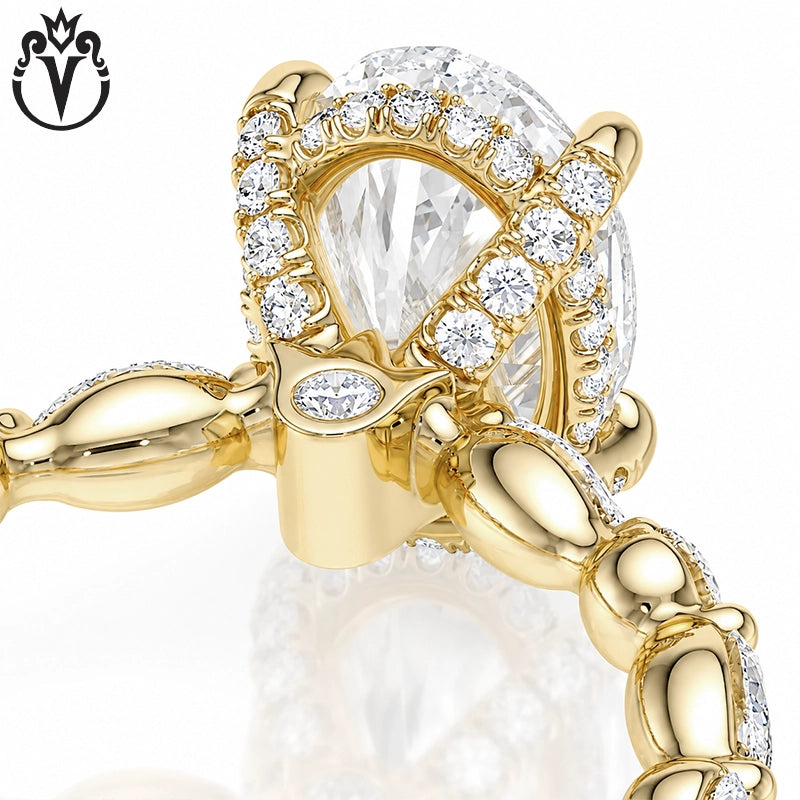 1.50ctr-3.00ctr Oval Cut Lab Grown Diamond Ring Tailor Made
