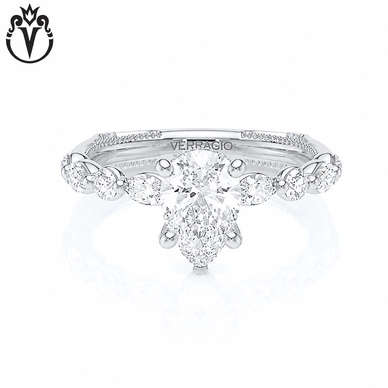 1.50ctr-3.00ctr Pear Cut Lab Grown Diamond Ring Tailor Made