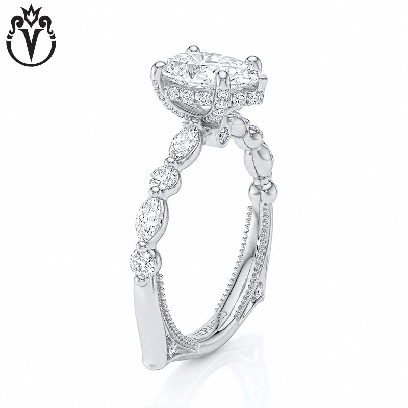 1.00ctr-2.00ctr Pear Cut Natural Diamond Ring Tailor Made